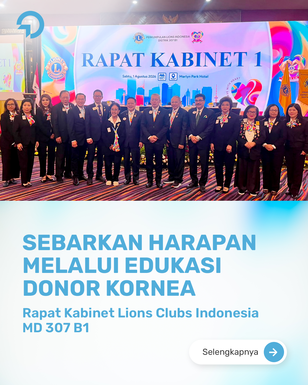 Rapat Kabinet Lions Clubs Indonesia MD 307 B1