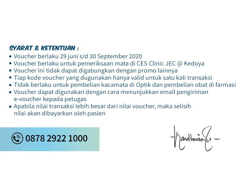 CESC JEC Voucher Mata Anak